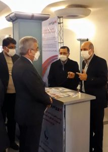 بازدید وزیر نیرو از غرفه پروژه برتر موسسه تحقیقات آب در جشنواره مجازی پژوهش و فناوری وزارت نیرو ۱۳۹۹