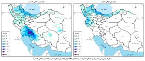 حوضه آبریز دریای خزر این هفته بالاترین میزان بارش را دارد و خلیج‌فارس و دریای عمان هفته آینده