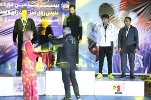 عبداله قاسم‌پور مقام سوم مسابقات تنیس روی میز را کسب کرد