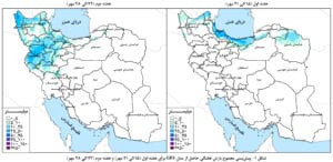 حوضه‌های آبریز کشور مهرماه را با بارش‌های کم به پایان می‌رسانند