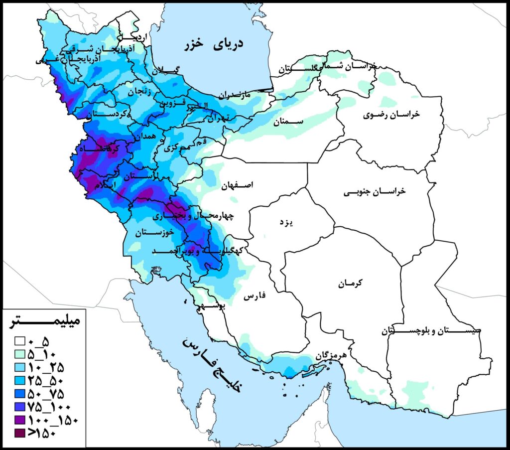 حوضه مرزی شرق کم باران‌ترین حوضه درجه ۱ کشور