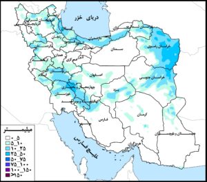 حوضه‌ کارون بزرگ و قره قوم پرباران‌ترین حوضه‌های درجه دو کشور در هفته جاری