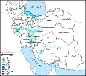 حوضه دریای خزر و حوضه خلیج فارس و دریای عمان پرباران‌ترین حوضه‌های‌‌ درجه ۱ کشور در هفته جاری